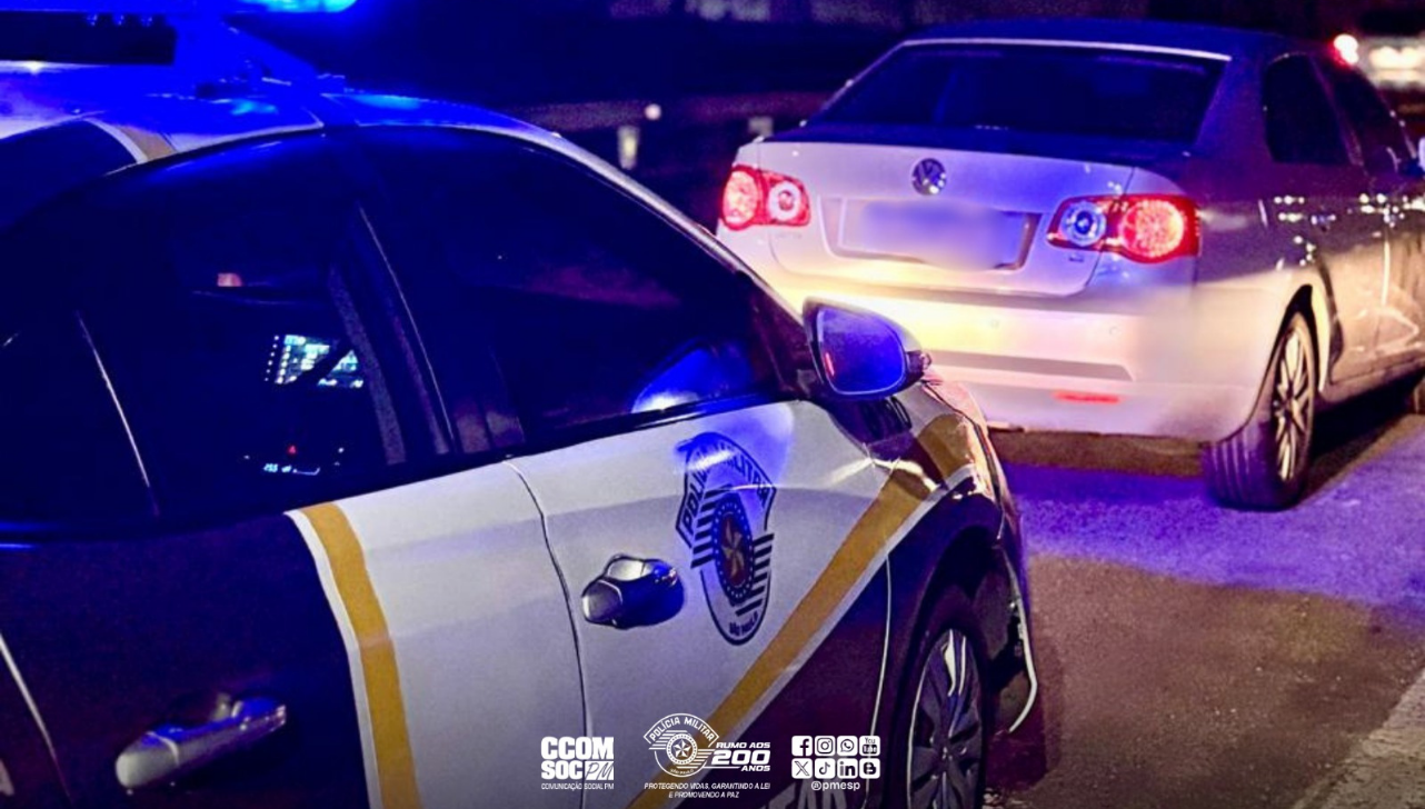 Motorista bêbado é preso após bater e ferir motociclista em Hortolândia