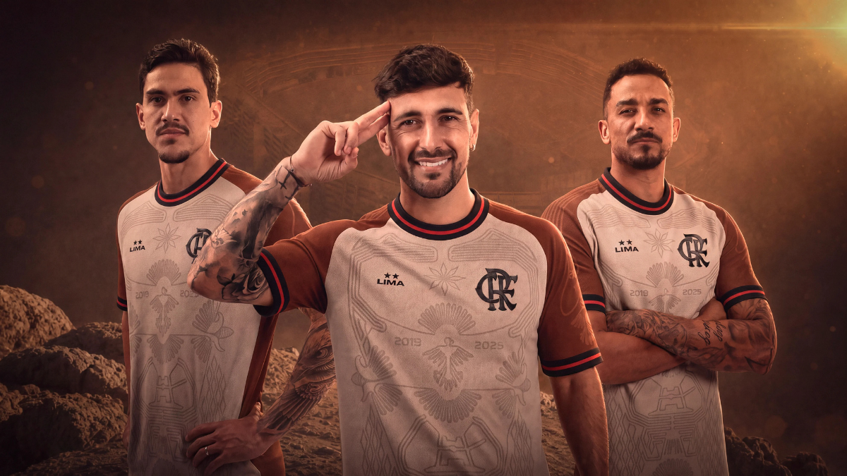 Flamengo anuncia nova camisa com referência ao título da Libertadores; veja