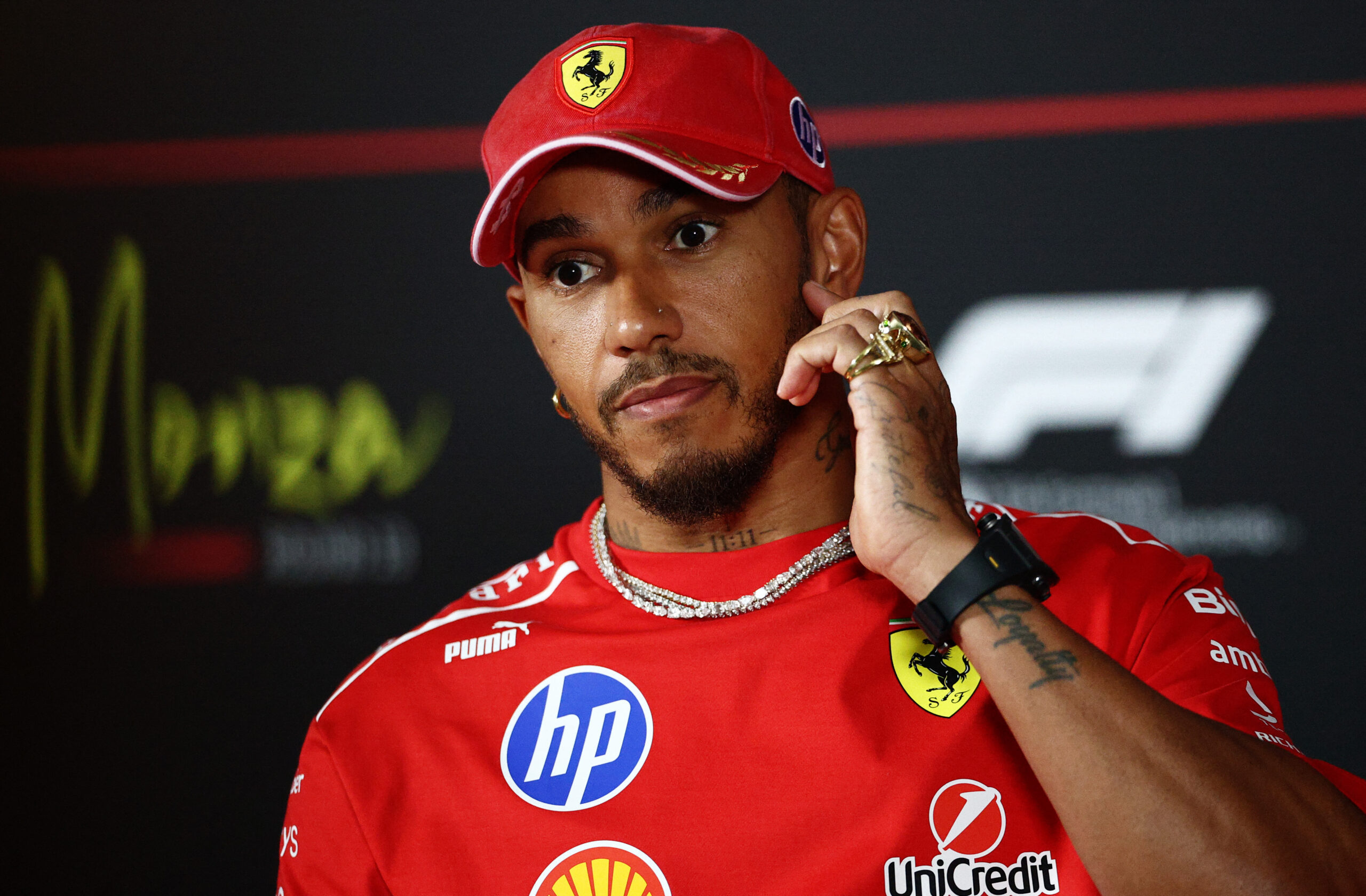 Animado, Hamilton sonha com primeira vitória no GP da Itália pela Ferrari