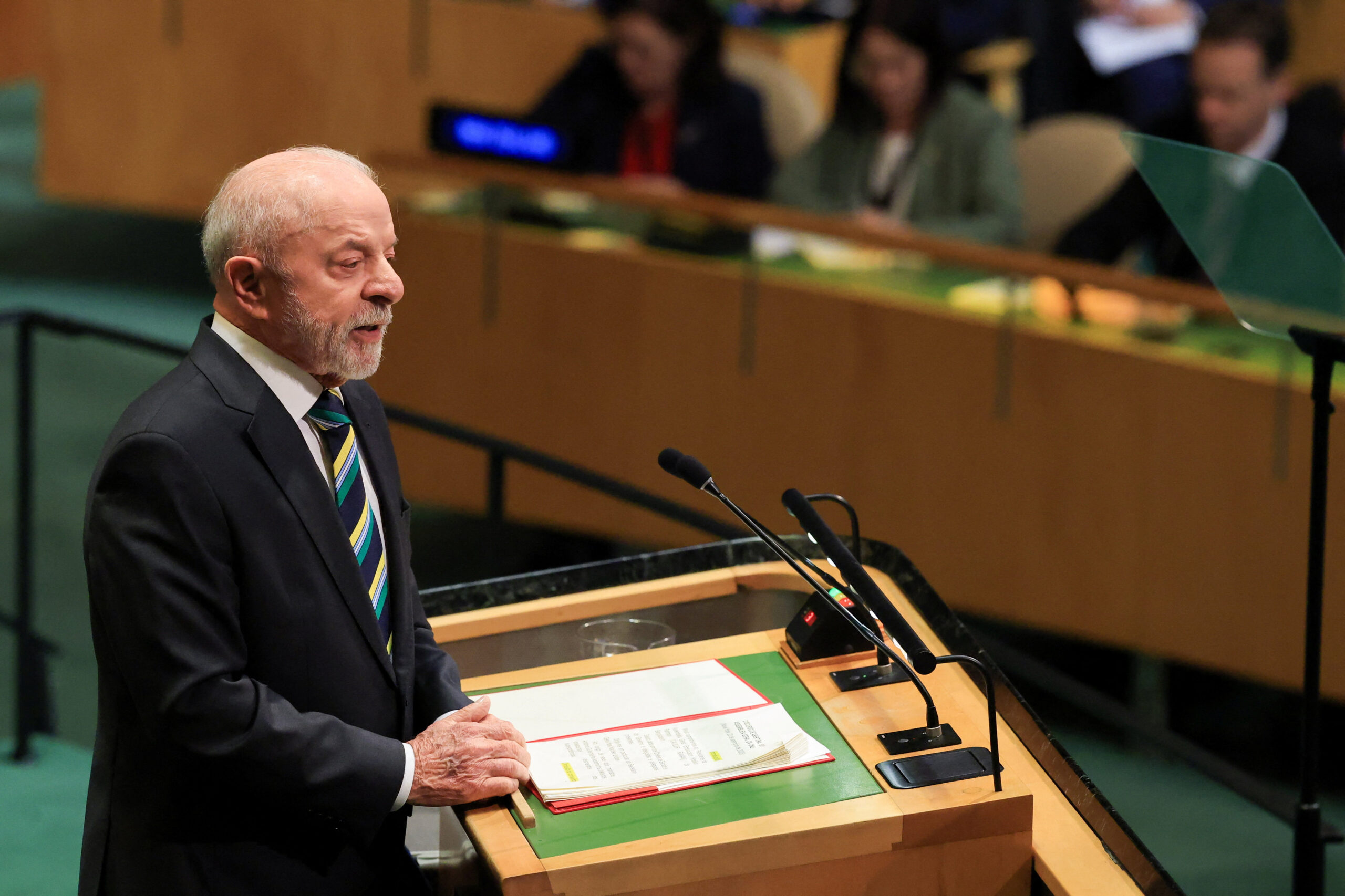 "Brasil tem pressa de se tornar país desenvolvido e justo", diz Lula na ONU