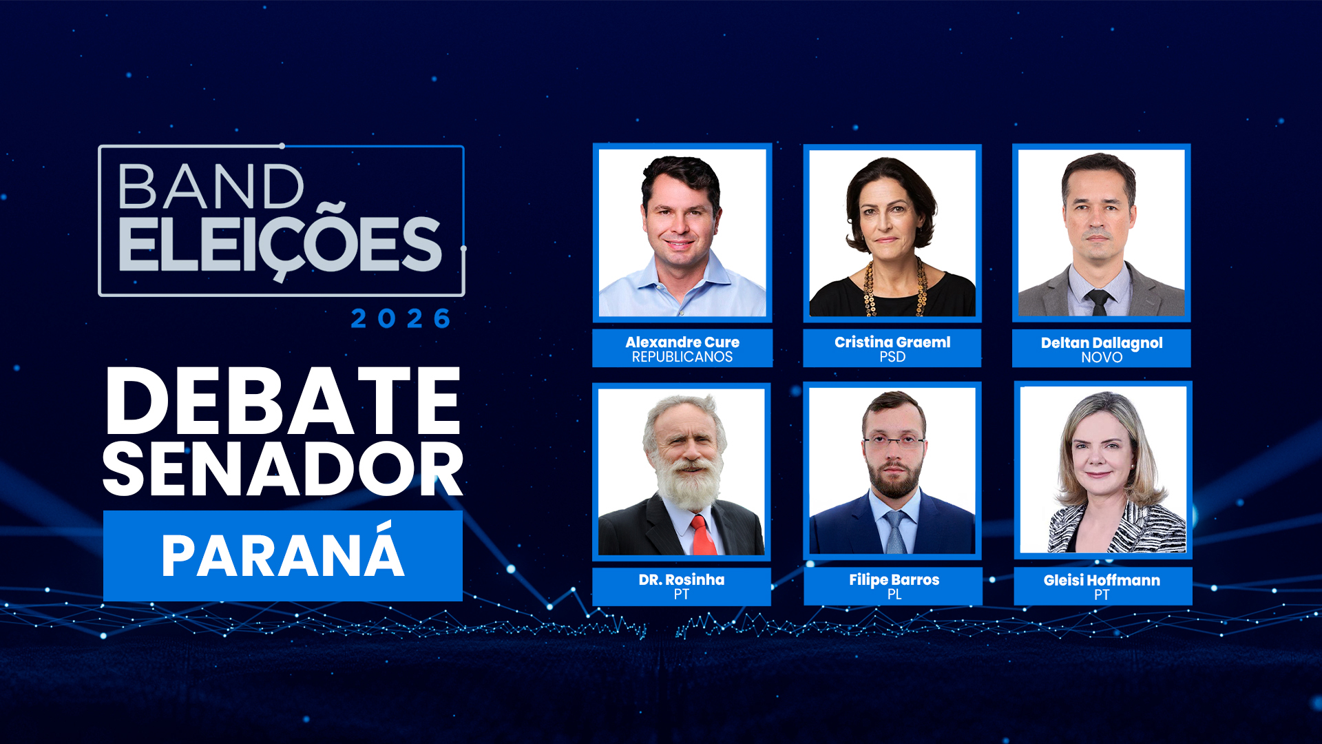 Veja as regras do debate entre candidatos ao Senado no Paraná