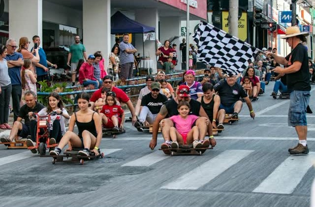 Evento conta com carrinhos de rolimã — Divulgação