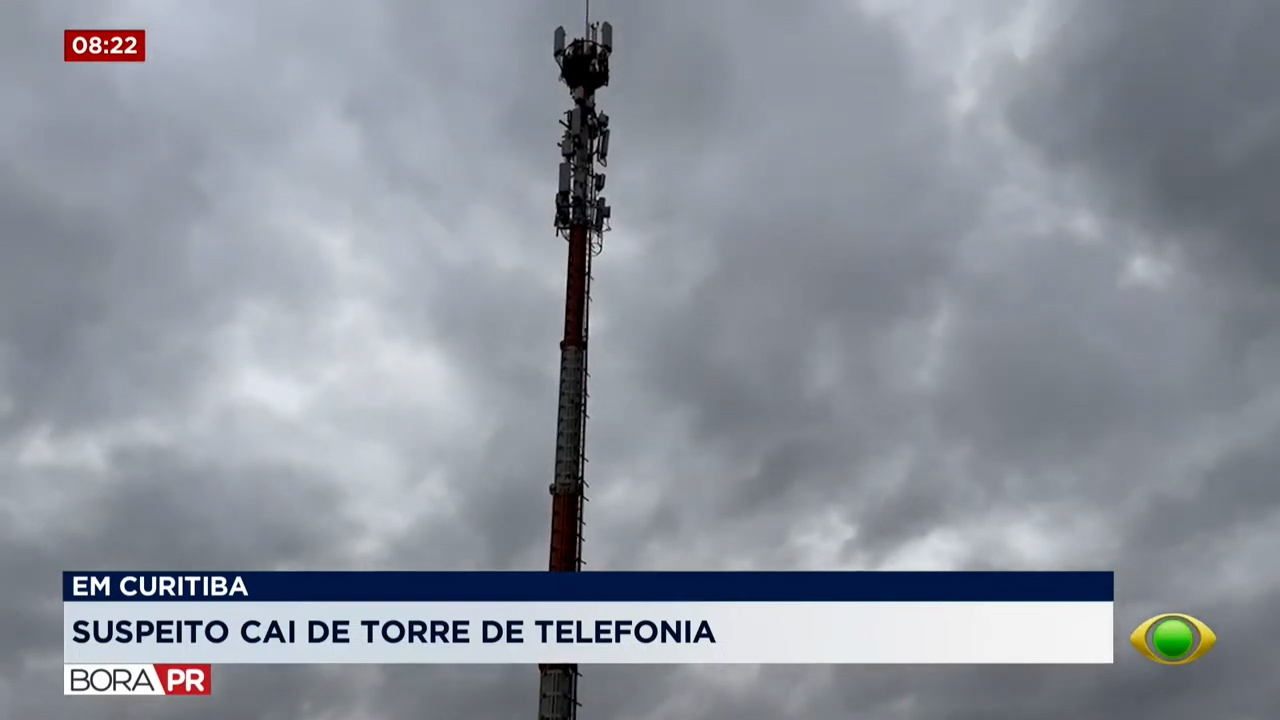 Homem morre após cair de torre de 50 metros no Portão, em Curitiba