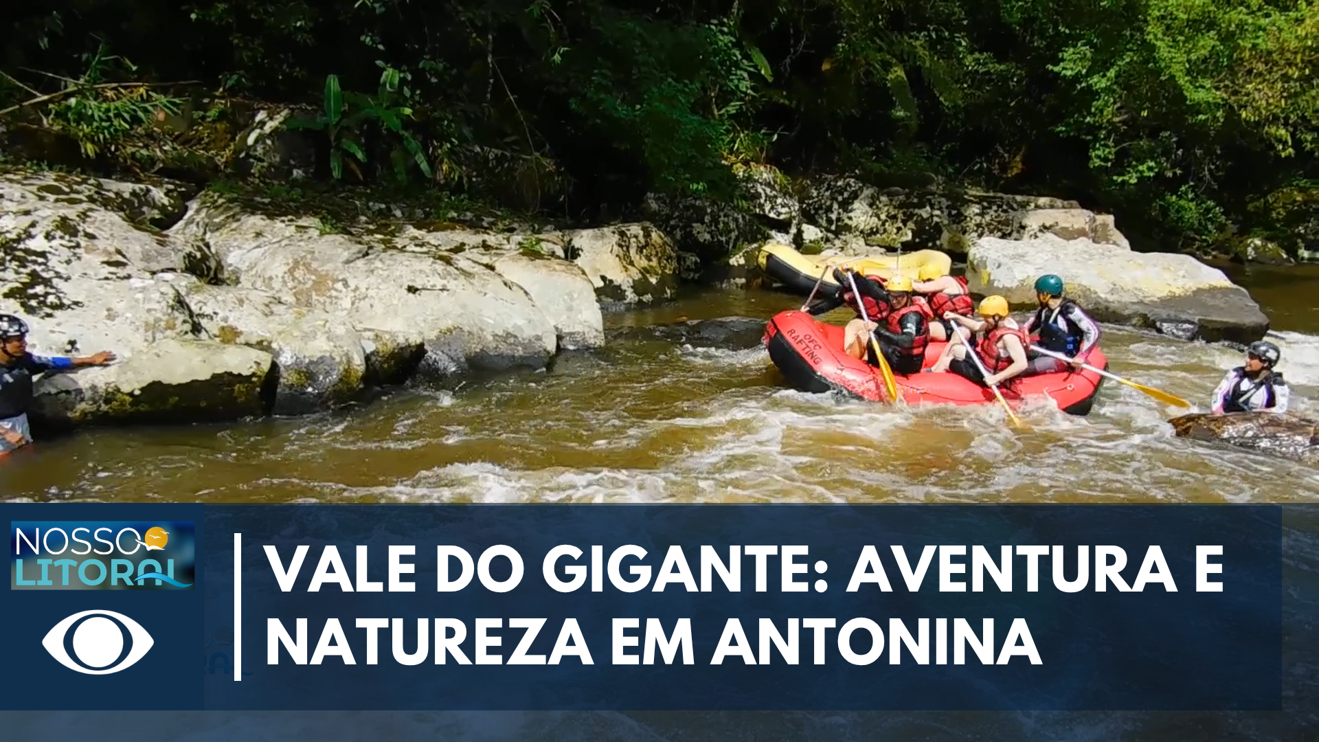 Nosso Litoral desbrava o Vale do Gigante, em Antonina