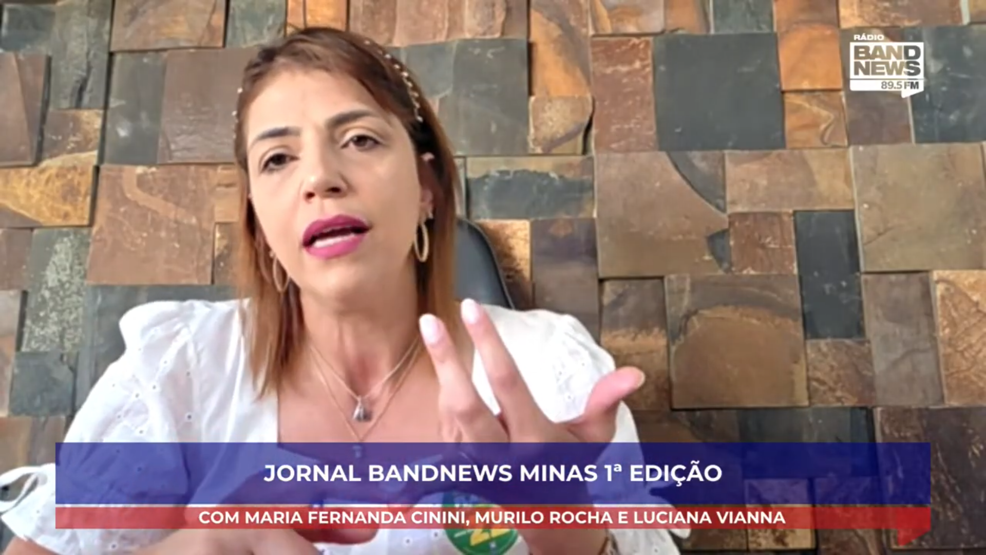 Ellen Miziara participa de sabatina na BandNews FM BH