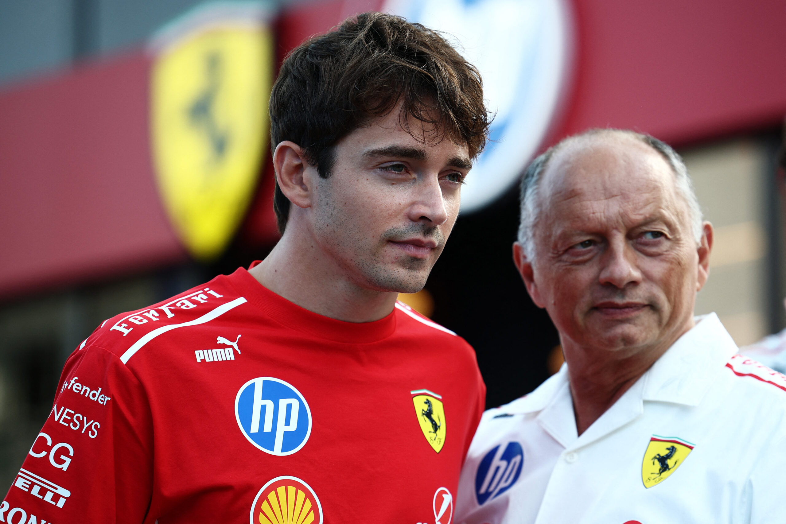 Leclerc e Fred Vasseur projetam classificação da Ferrari em Madri