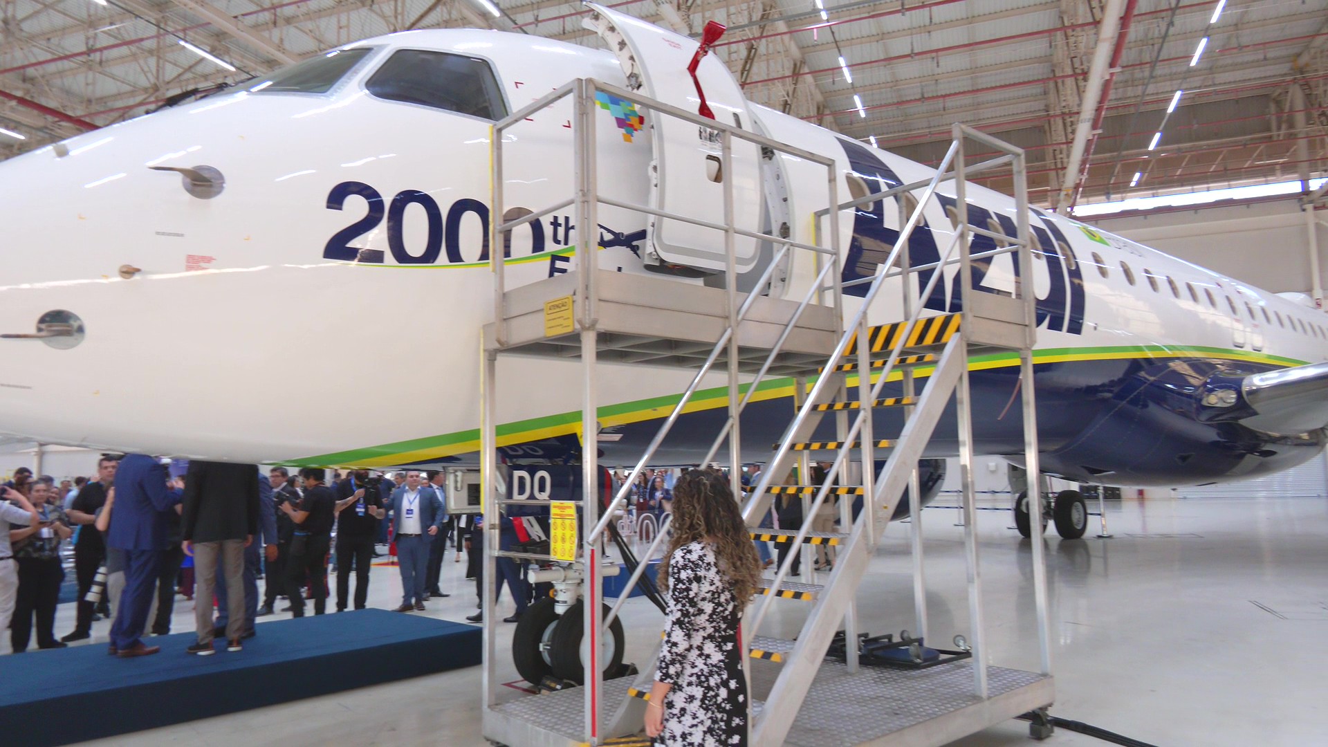 Embraer entrega jato de número 2.000 da linha E-jet