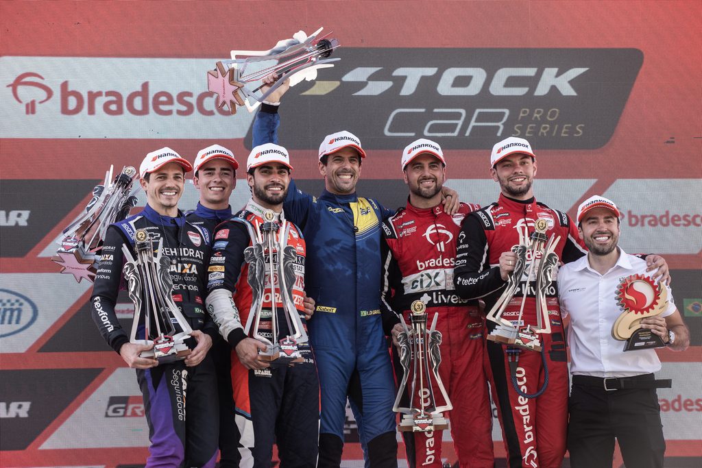 Pódio da Etapa de Brasília da Stock Car
