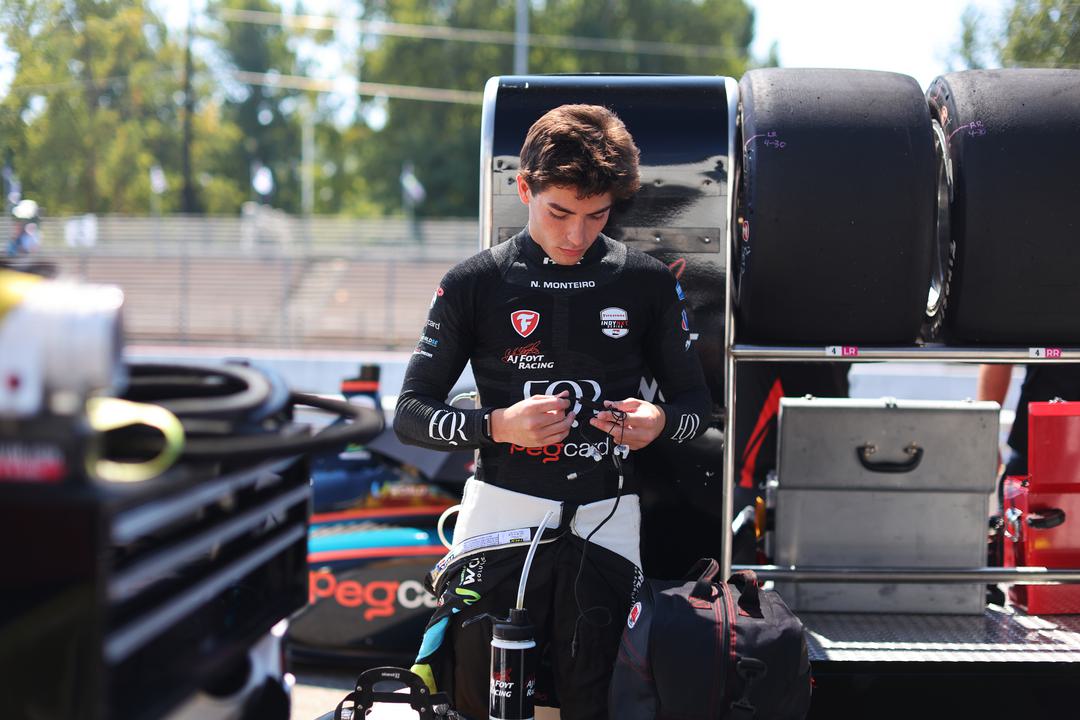 Nick Monteiro quer terminar temporada em alta em Laguna Seca na Indy NXT