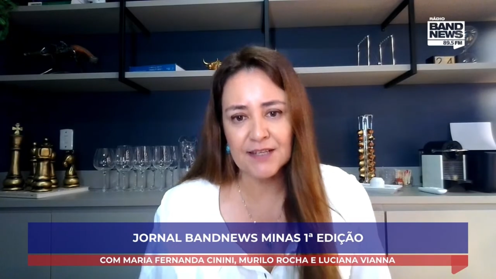Maria Helena participa de sabatina na BandNews FM BH