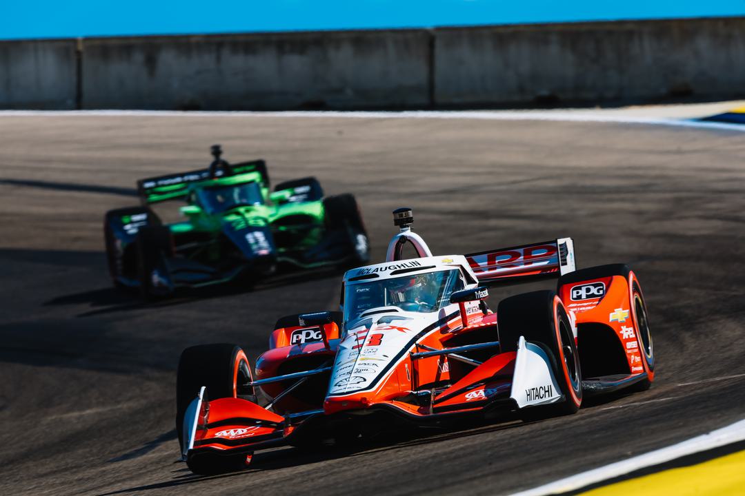 McLaughlin lidera TL2 da Indy em Laguna Seca; Collet é 15º