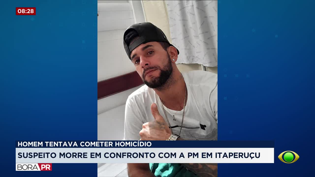 Suspeito morre em confronto com a PM em Itaperuçu, na RMC