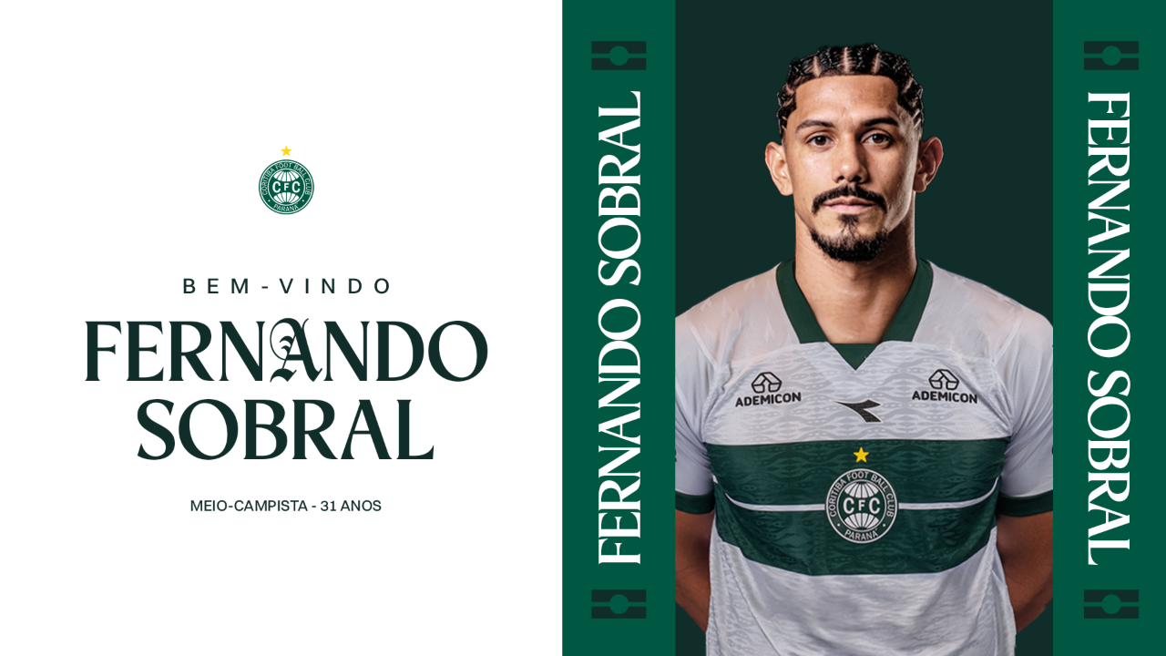 Fernando Sobral deixa Coritiba e deve reforçar Sport na Série B