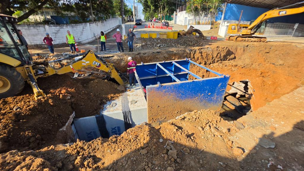 Taubaté conclui etapa de obra de macrodrenagem na Avenida do Povo