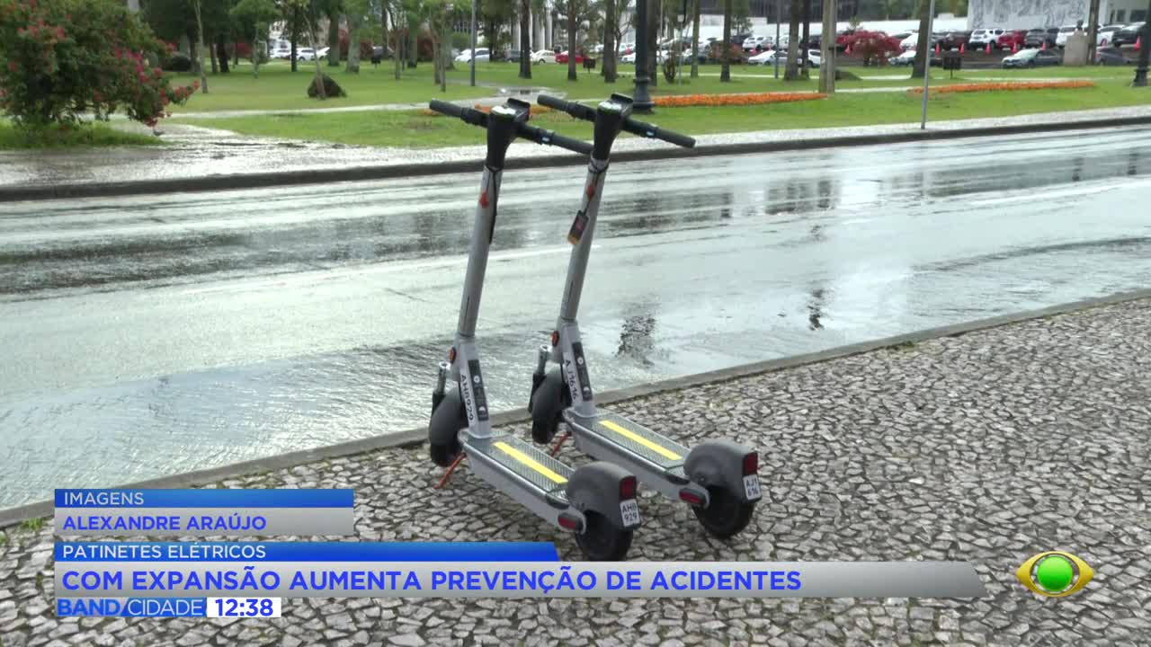 Curitiba expande patinetes elétricos e reforça alerta de segurança