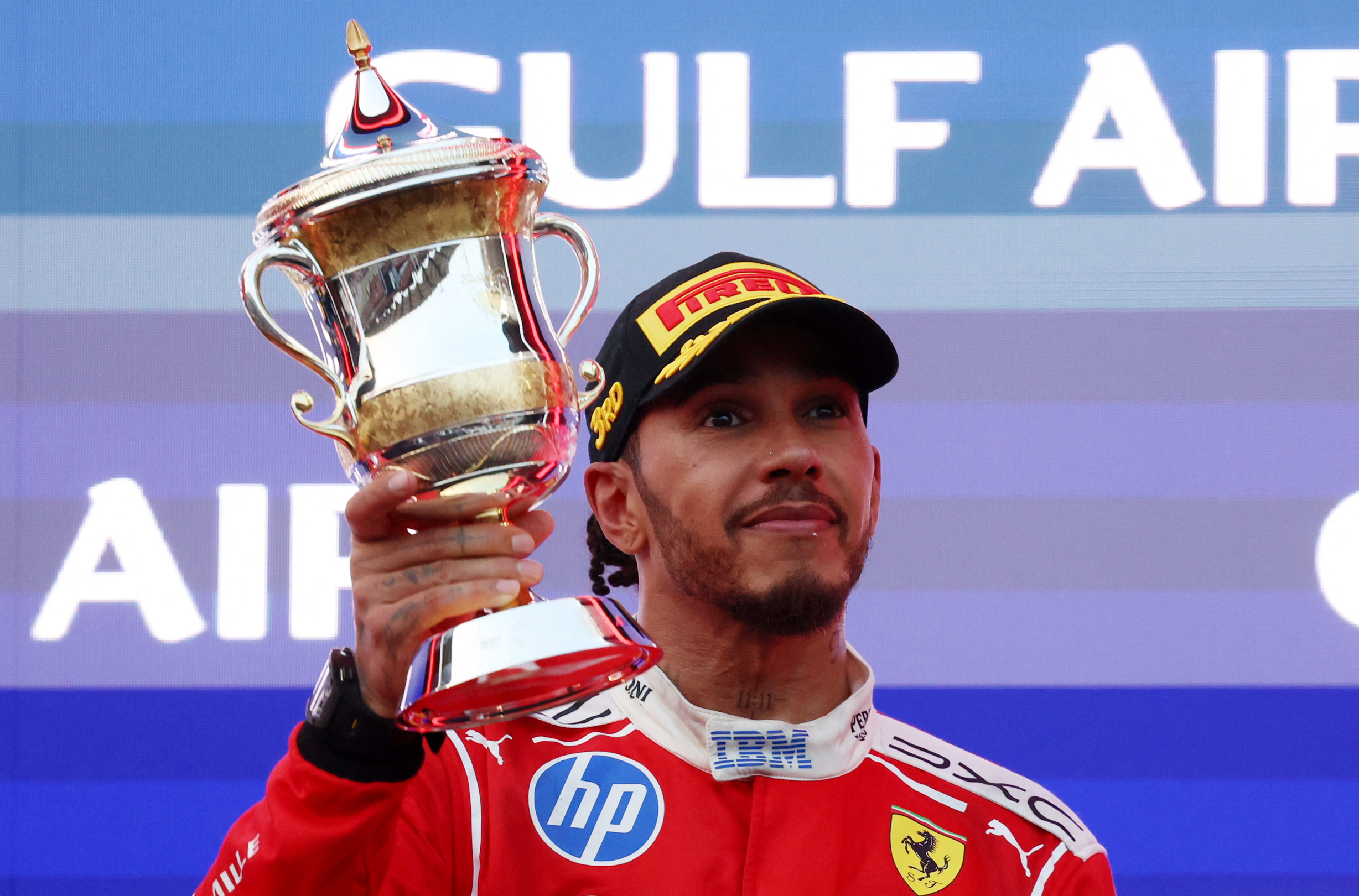 Hamilton admite susto no GP do Bahrein e celebra reação até pódio