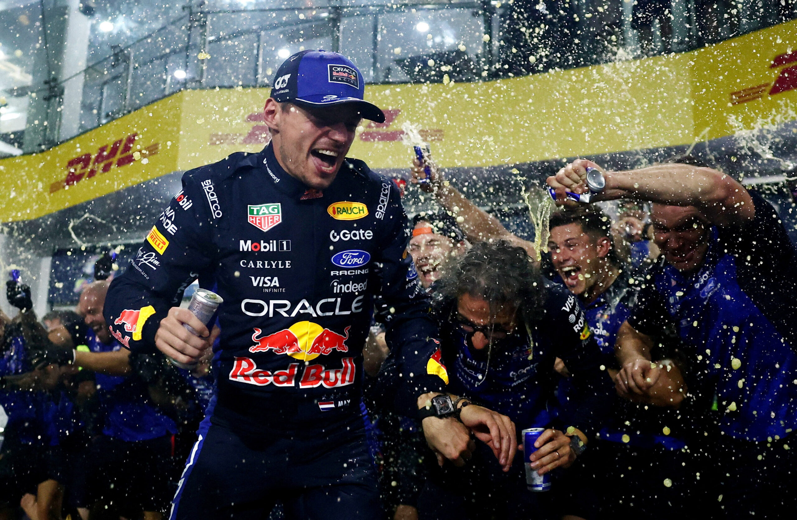Verstappen celebra vitória e evolução da Red Bull no GP do Bahrein