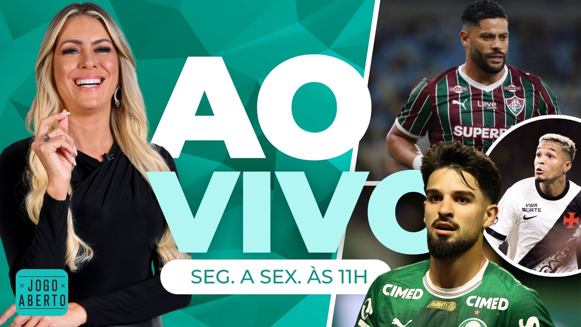 Ao vivo: Jogo Aberto projeta Flu x Palmeiras e vitória do Vasco sobre o Boca