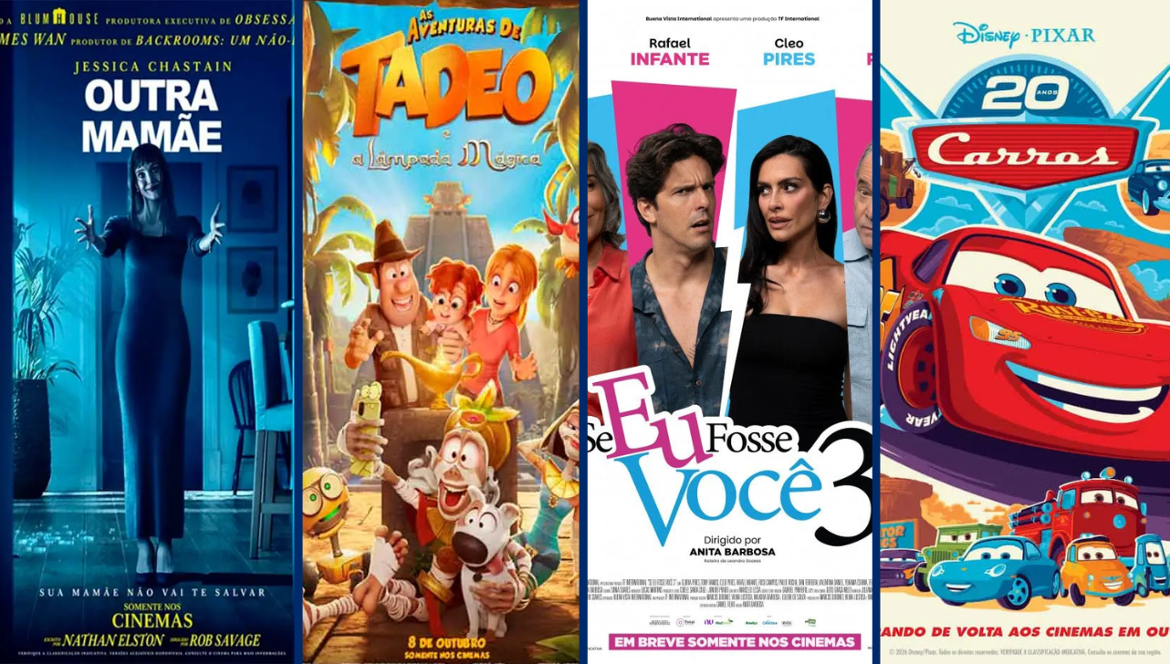 Comédia, terror, aventura e romance: confira as estreias dos cinemas