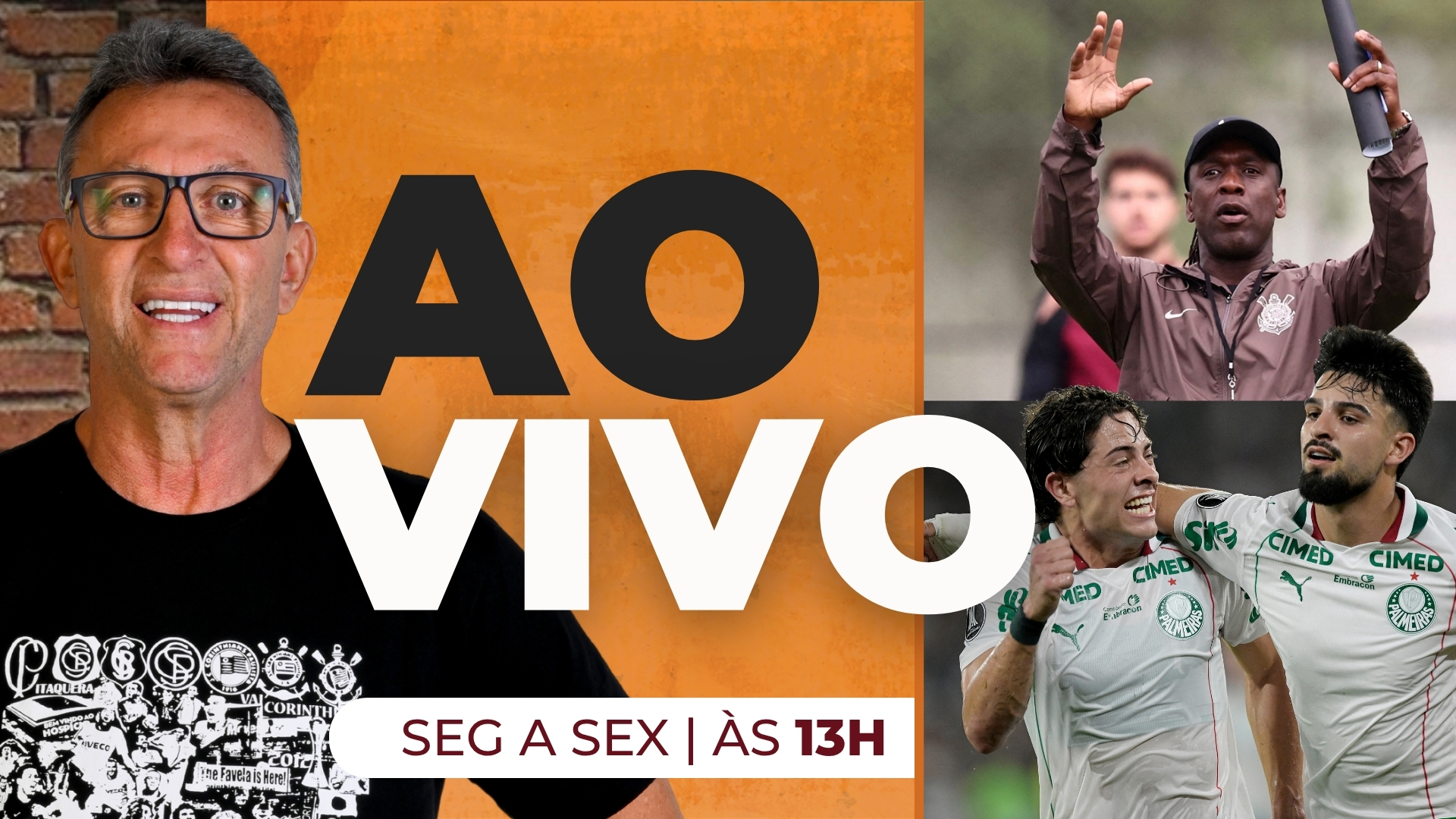 Ao vivo: Os Donos da Bola debatem fase do Corinthians e desafios de Seedorf para recuperar o time