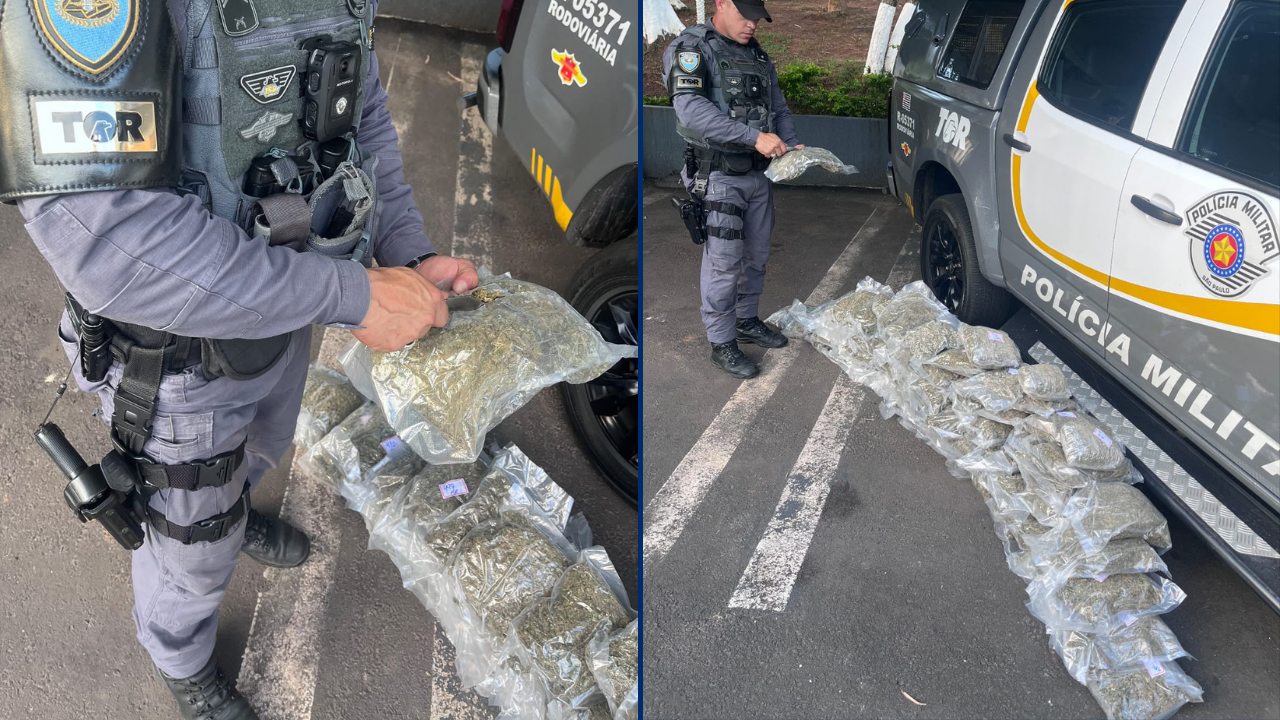 Homem é preso com fardos de skunk em rodovia de Tatuí