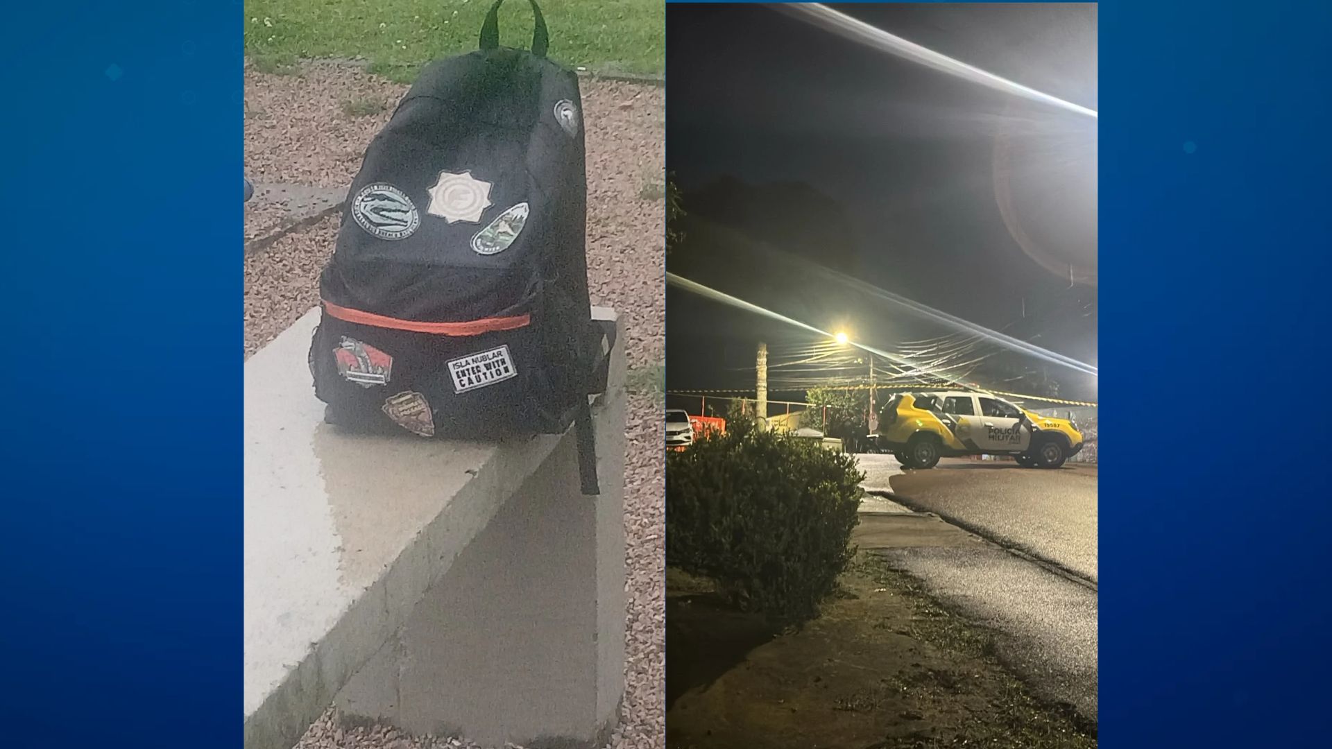 Mochila suspeita mobiliza PM em praça perto de escolas em Curitiba