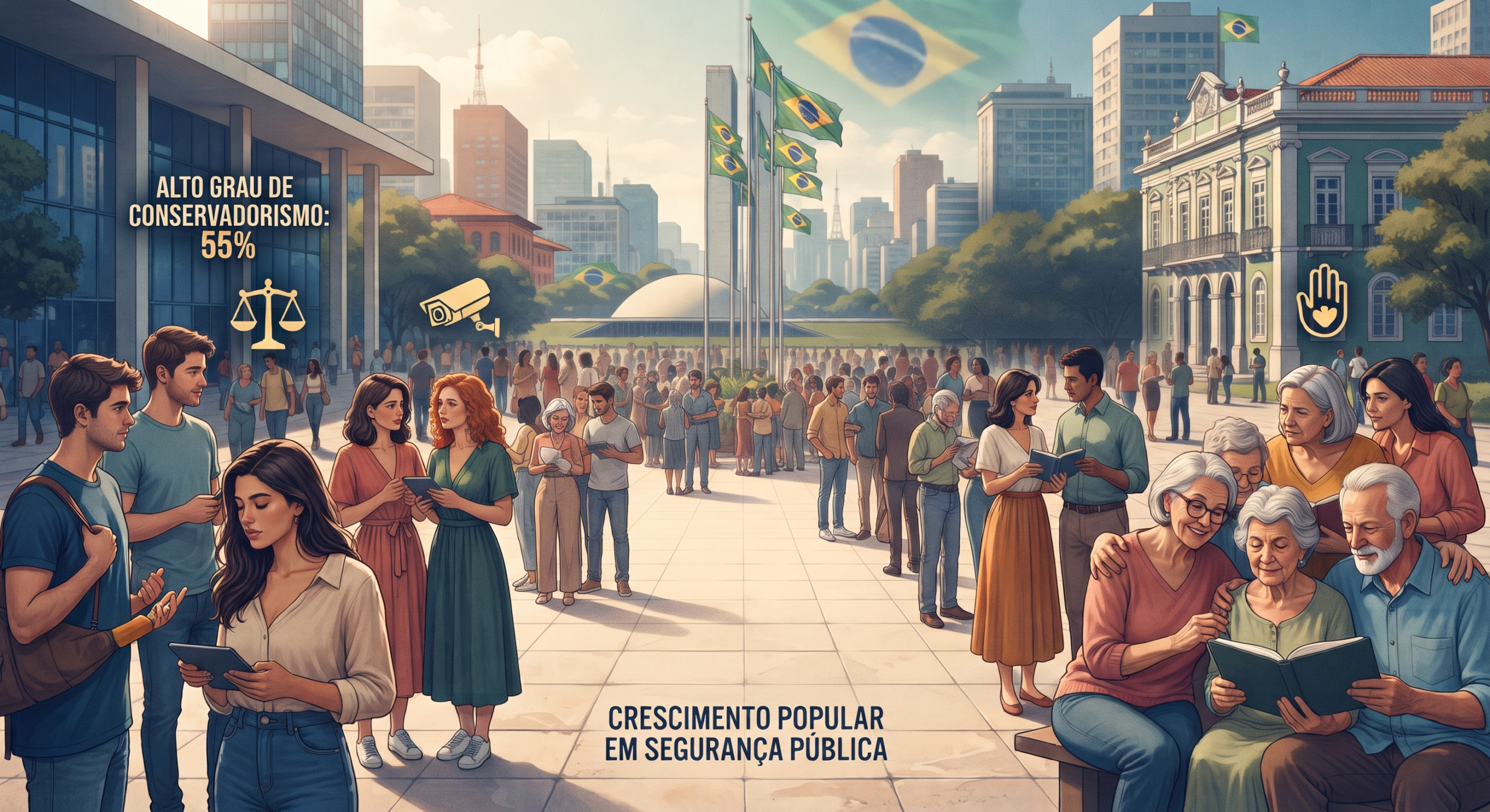 Índice de conservadorismo cresce no Brasil e atinge maior nível desde 2018