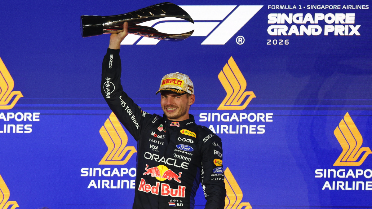 Max Verstappen vence GP de Singapura; Bortoleto abandona na oitava volta