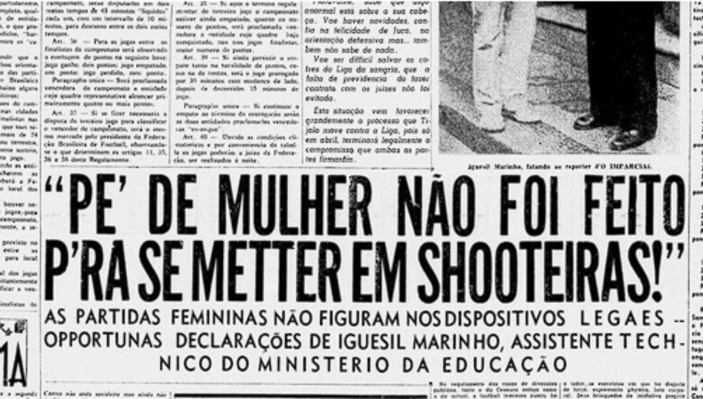 Manchete do jornal carioca O Imparcial, publicada em 15 de janeiro de 1941