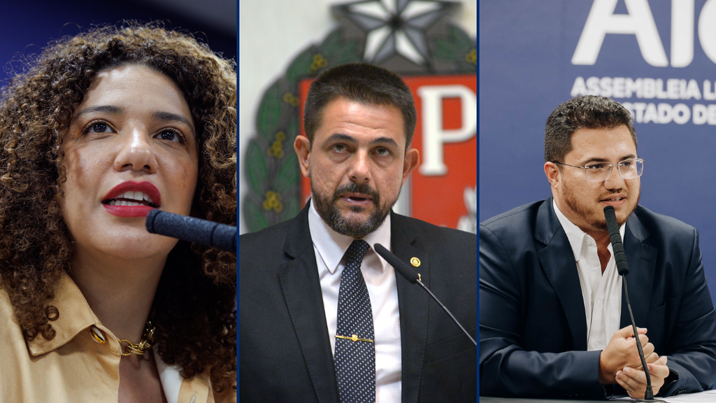 Mônica, Danilo e Rodrigo foram eleitos para a Alesp — Reprodução/Alesp