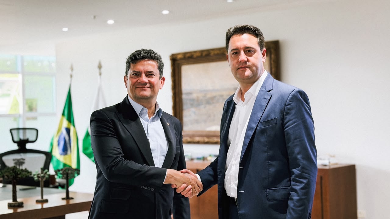 Moro e Ratinho Junior se reúnem em Curitiba para transição de governo