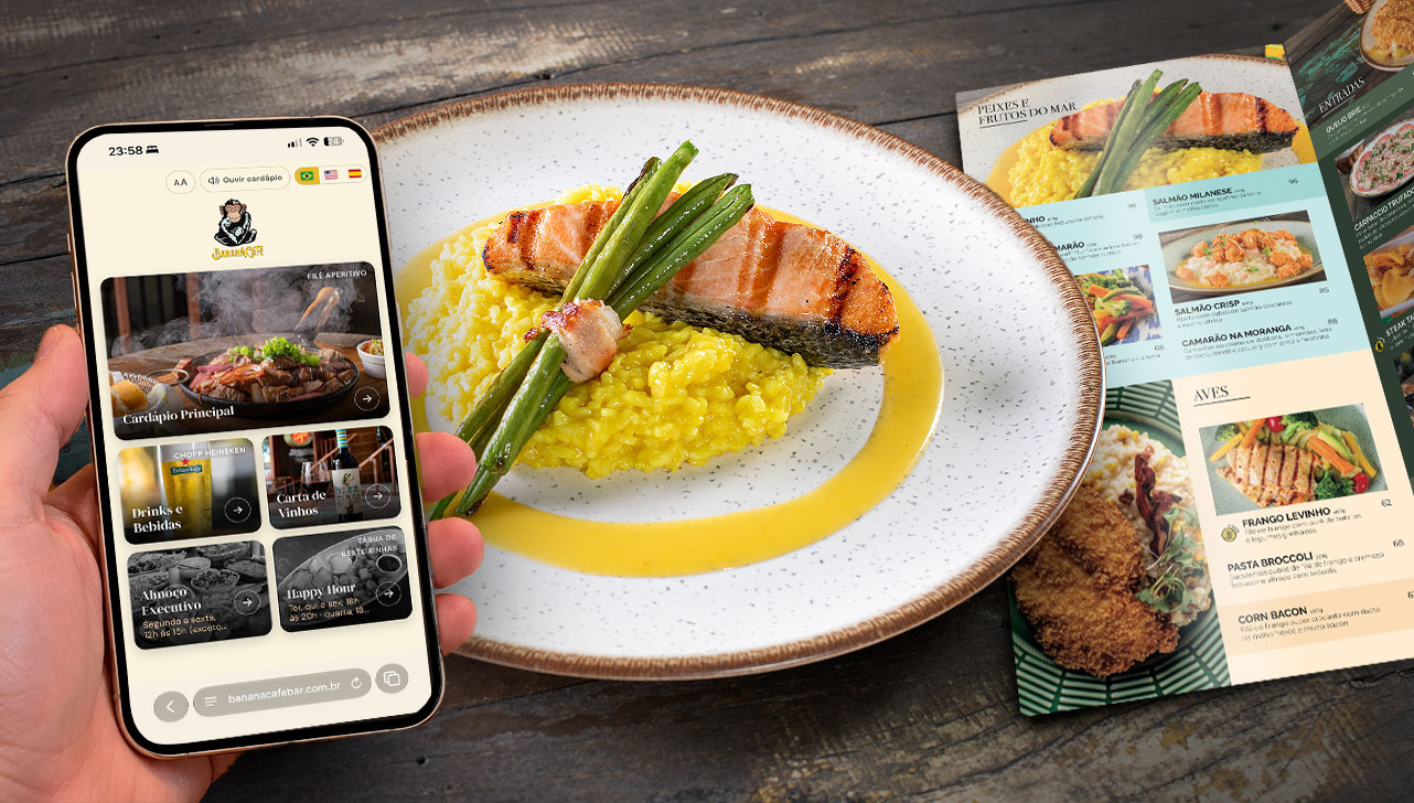 No bar ou restaurante, você é do time do cardápio impresso ou do QR code?