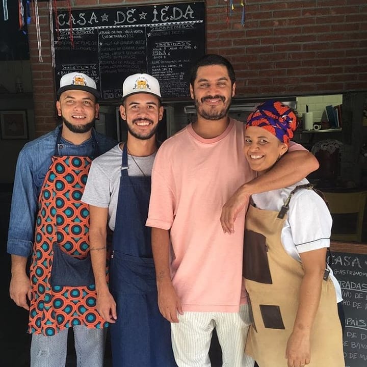 Canto Criolo visita o restaurante Casa de Ieda (Reprodução/Instagram @everton.figueiredo)