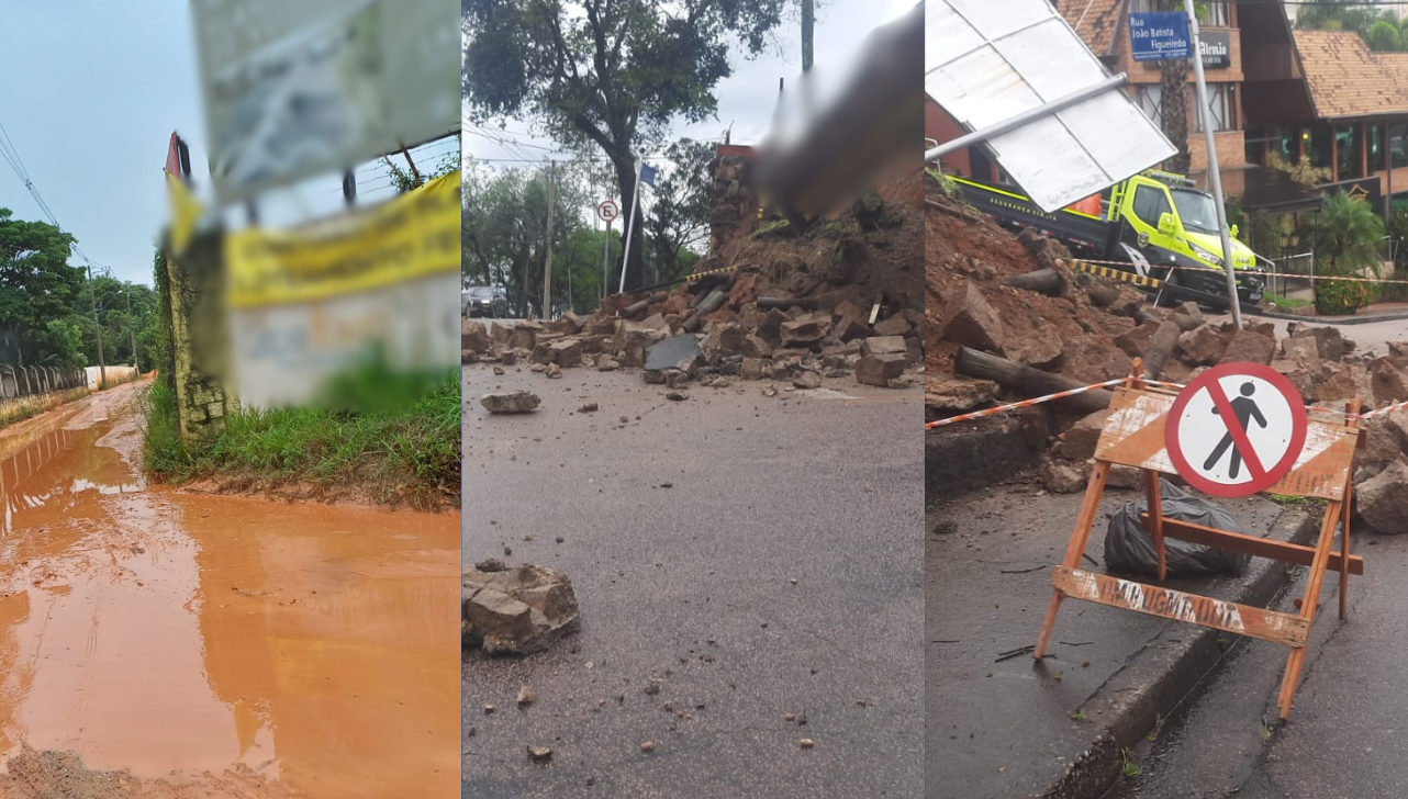 Jundiaí: chuvas causam quedas de árvores, deslizamento e alagamento