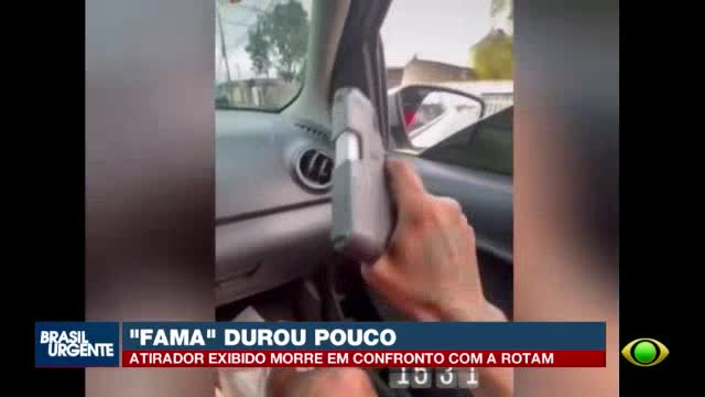 Suspeito que aparecia em vídeos exibindo arma morre em confronto em SJP