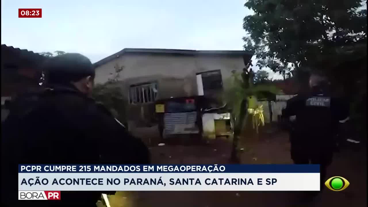 Megaoperação prende 106 pessoas no Paraná e em outros dois estados