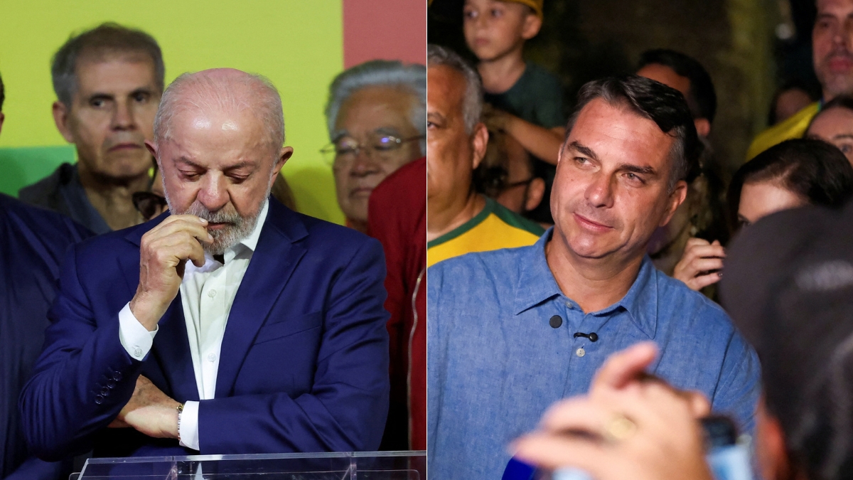 Eleições 2026: veja a diferença de votos entre Flávio e Lula no 1º turno